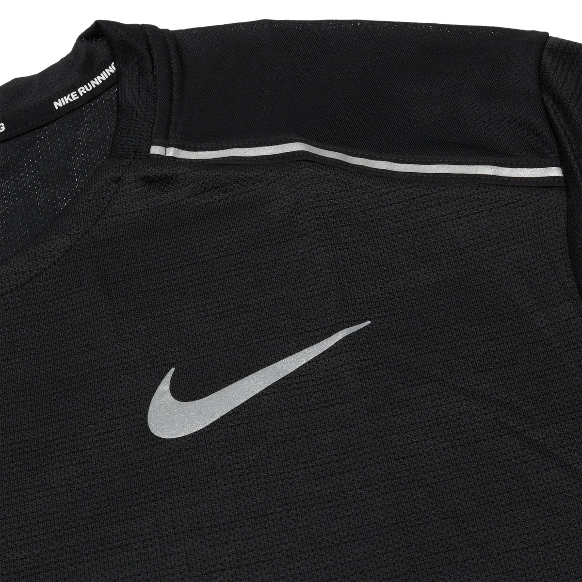 Nike Dri-FIT 1.0 Black Miler Running T-Shirt