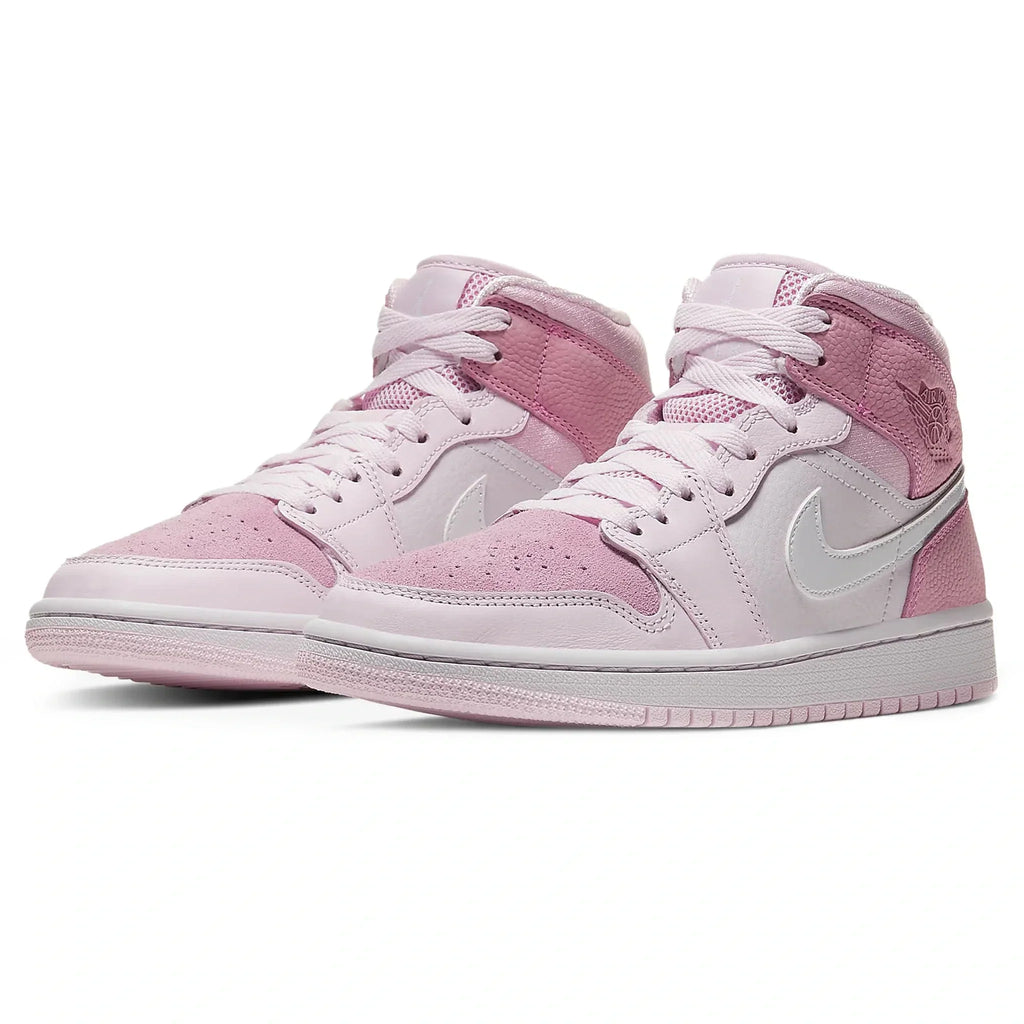 Air Jordan 1 Mid Digital Pink - Women's Sneakers