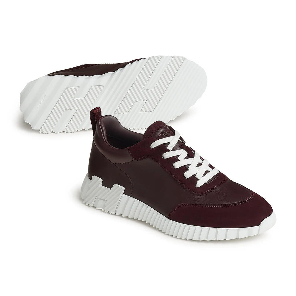 Hermes Paris Bouncing Sneaker Bordeaux