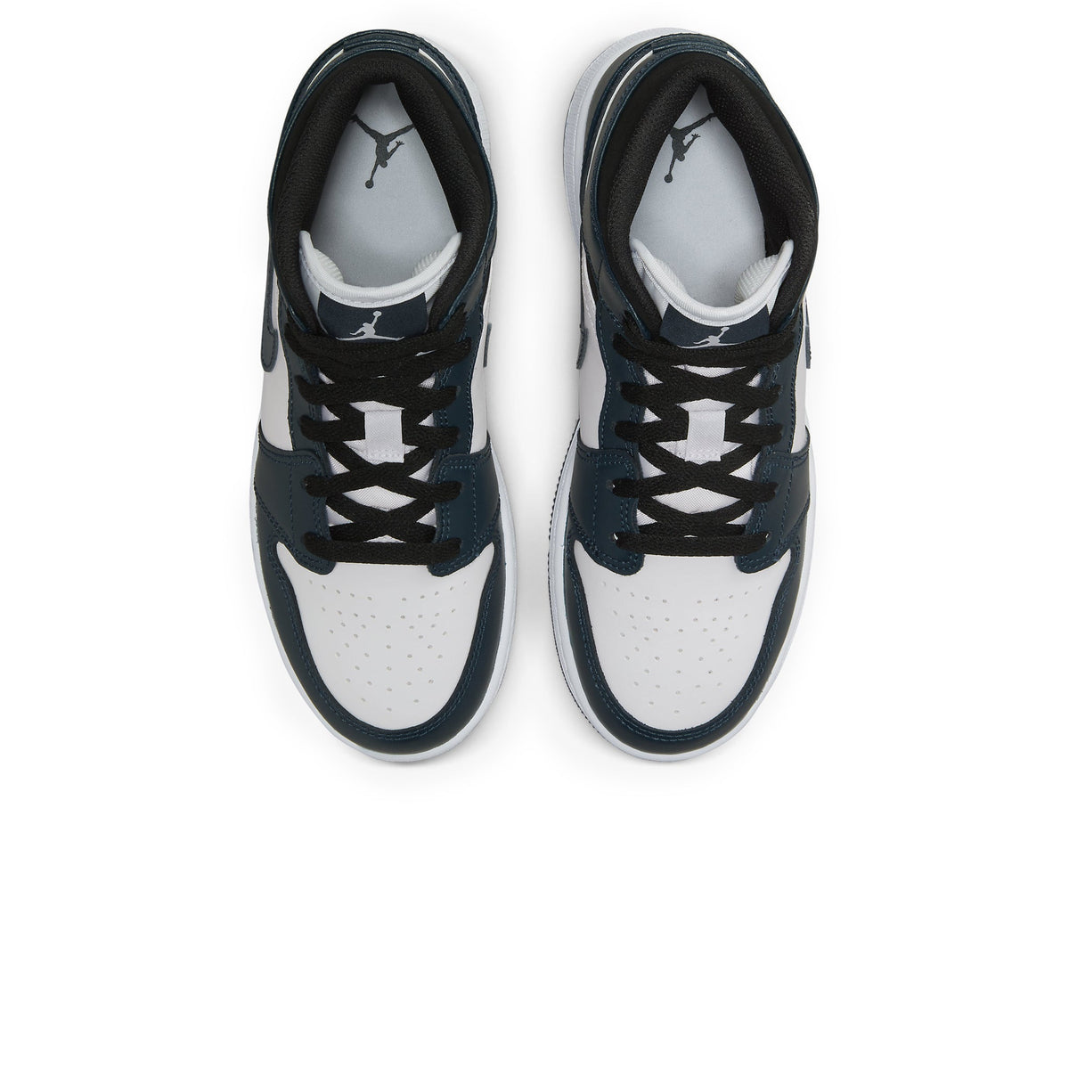 Air Jordan 1 Mid Dark Teal (GS) Sneakers - Blue