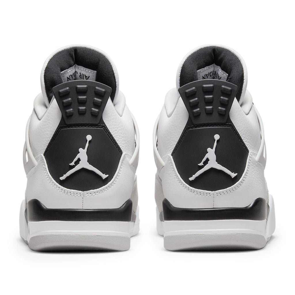 Air Jordan 4 Retro Military Black Sneakers - White