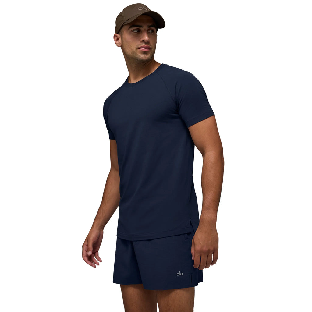 Alo Yoga Vapor Navy Crewneck